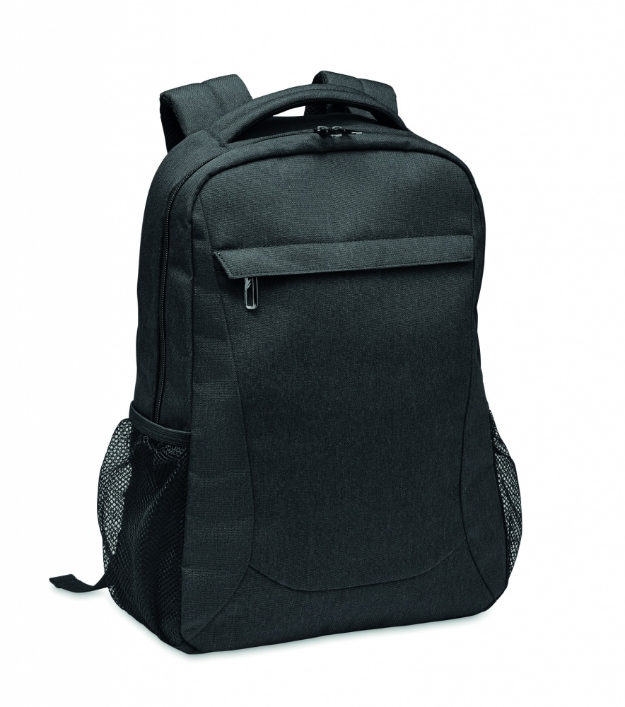 Logo trade promotional gifts image of: 600D RPET laptop backpack