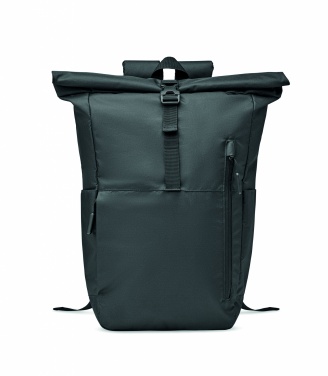 Logotrade business gift image of: 300D RPET rolltop backpack
