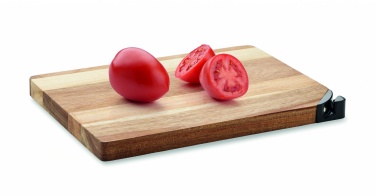 Logo trade promotional merchandise image of: Acacia wood cutting board