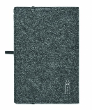 Logotrade promotional merchandise picture of: A5 notebook RPET felt