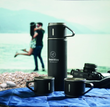 Logotrade promotional merchandise photo of: Double wall bottle and cup set
