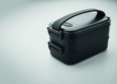 Logo trade promotional giveaway photo of: Lunch box in recycled PP