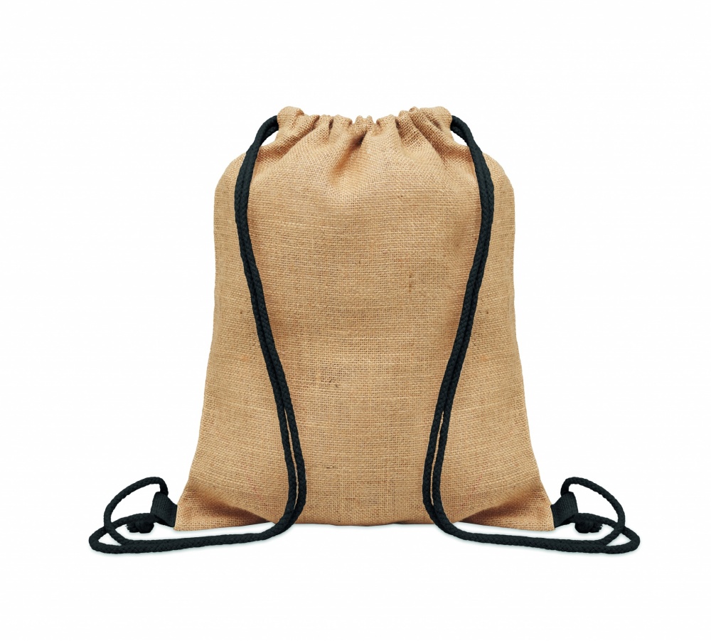 Logotrade promotional item picture of: Jute drawstring bag