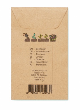 Logo trade corporate gift photo of: Sunflower seeds in envelope