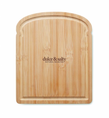 Logo trade promotional gifts image of: Bamboo bread cutting board