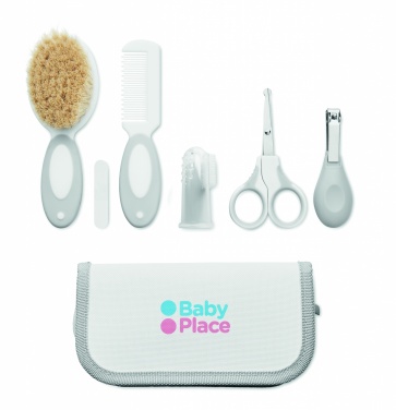 Logo trade corporate gifts image of: 6 piece baby grooming set