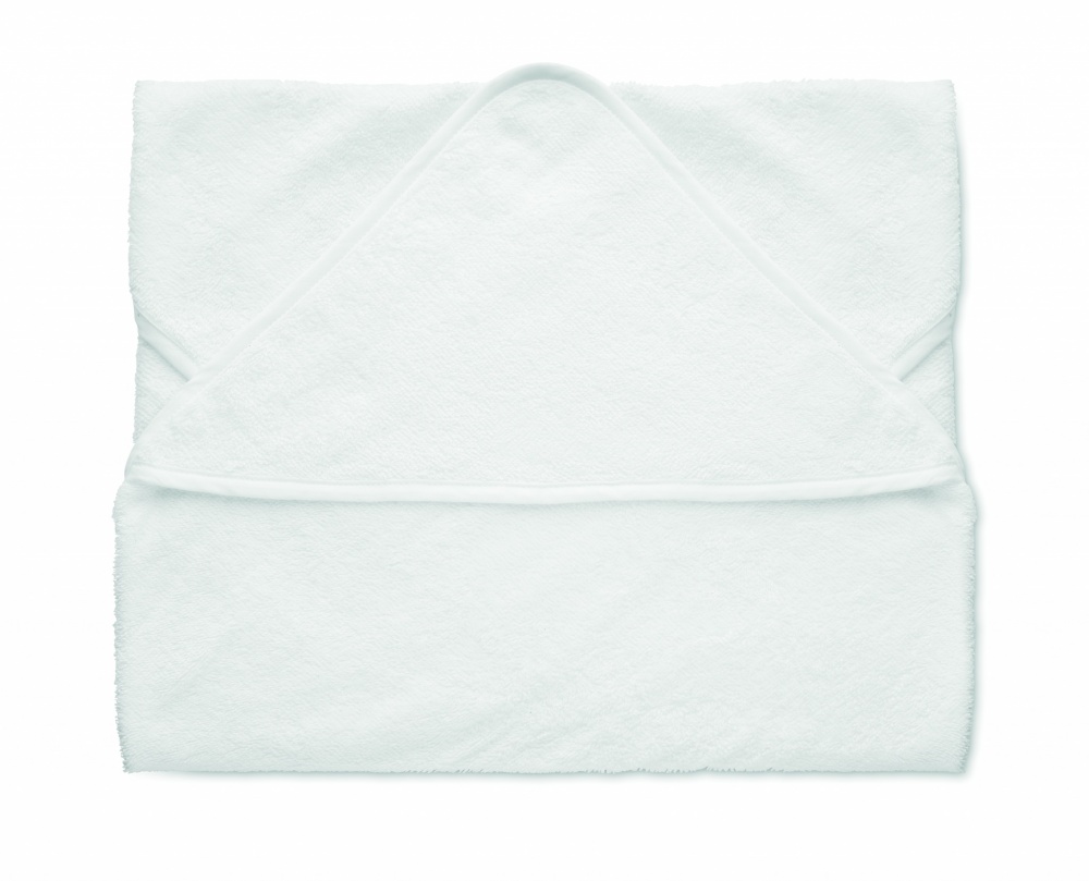 Logo trade advertising product photo of: Cotton hooded baby towel