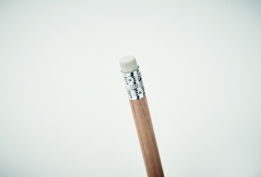 Logo trade promotional product photo of: Natural pencil in seeded pouch