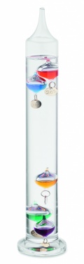 Logo trade promotional products image of: Galileo thermometer glass 28cm
