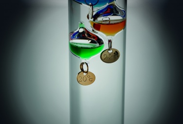 Logotrade promotional giveaway image of: Galileo thermometer glass 28cm