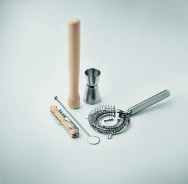 Logotrade promotional merchandise image of: 5 piece cocktail kit in pouch.
