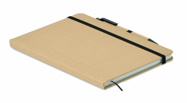 Logo trade corporate gifts picture of: A5 notebook in recycled carton