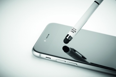 Logo trade promotional merchandise image of: Stylus antibacterial pen