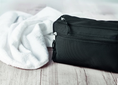 Logo trade promotional gifts picture of: 600D RPET toilet bag