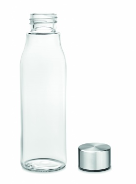 Logotrade promotional item image of: Glass drinking bottle 500 ml