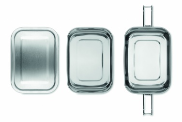 Logo trade promotional gifts image of: Stainless steel lunch box