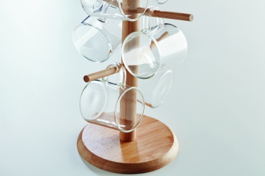 Logotrade business gift image of: Bamboo cup set holder