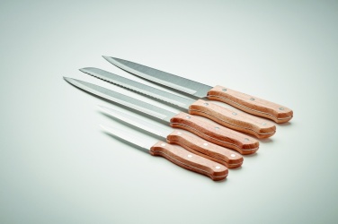 Logotrade promotional gift image of: 5 piece knife set in base