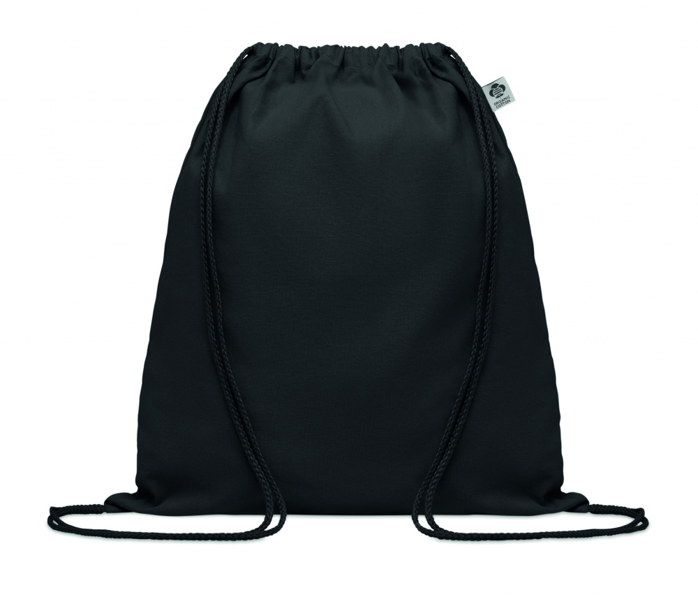 Logotrade business gift image of: Organic cotton drawstring bag