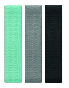 Logotrade corporate gift picture of: Set of 3 fitness bands in pouch