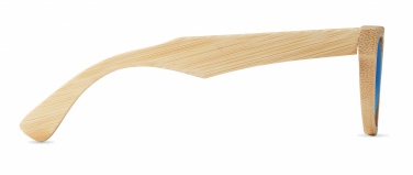 Logo trade advertising products image of: Sunglasses and case in bamboo KEILA