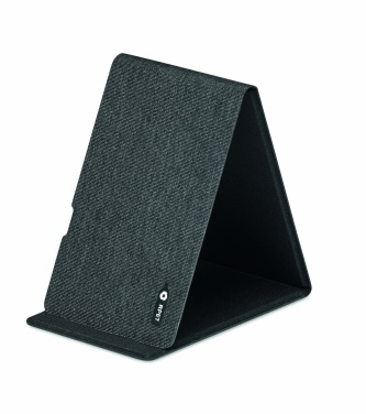 Logo trade promotional giveaways picture of: RPET wireless charger 15W