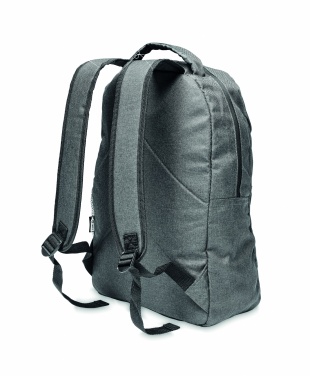 Logo trade advertising products picture of: 600D RPET 2 tone backpack