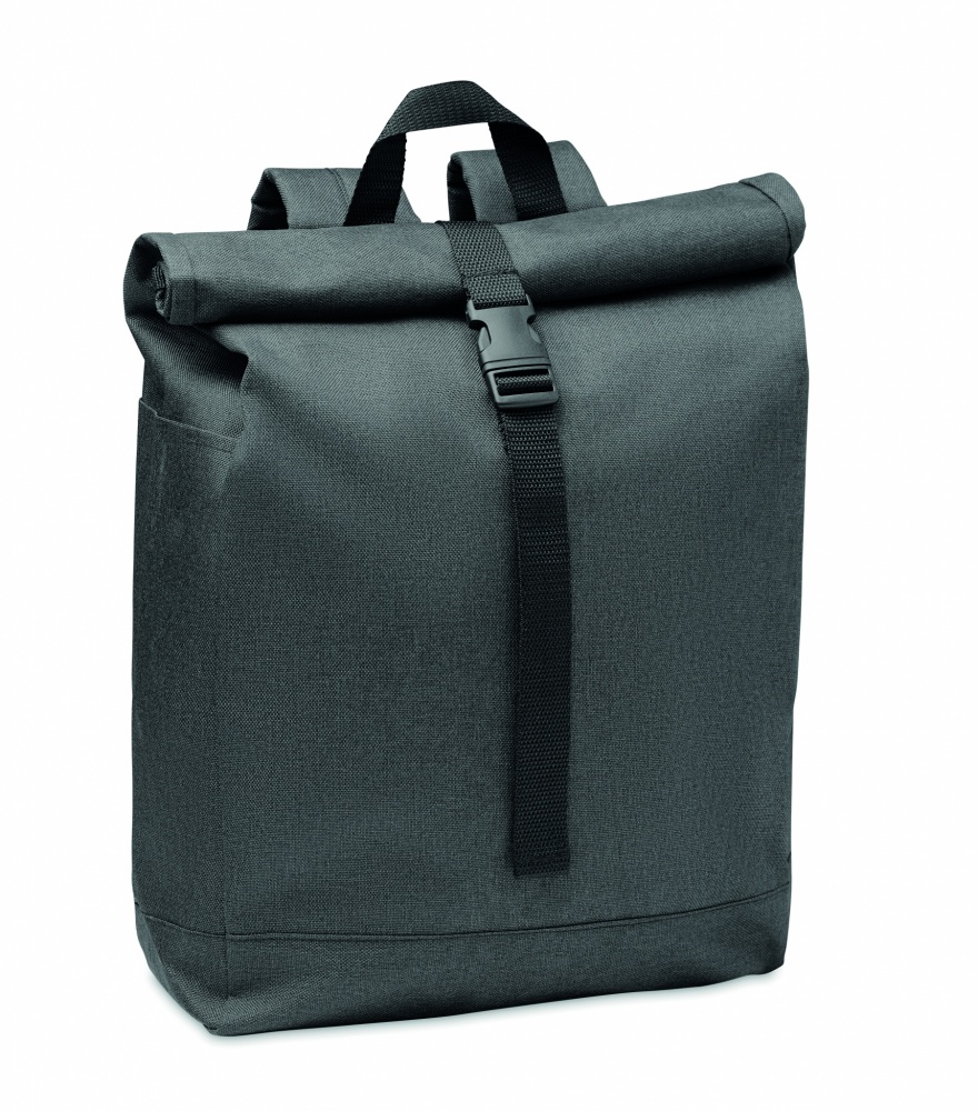 Logotrade advertising products photo of: 600D RPET 2 tone backpack