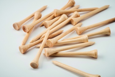 Logo trade corporate gifts picture of: 20 bamboo golf tees set