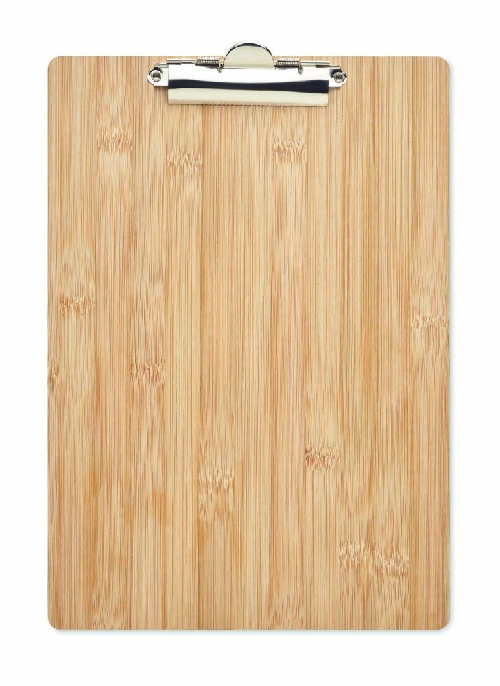 Logo trade promotional products picture of: A4 bamboo clipboard