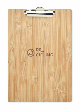 Logo trade promotional merchandise picture of: A4 bamboo clipboard