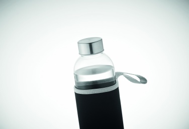 Logo trade promotional items image of: Glass bottle in pouch 750ml
