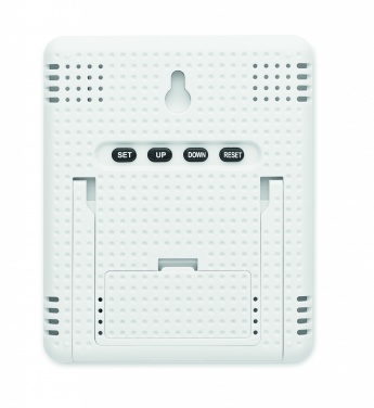 Logo trade promotional giveaways image of: Bamboo weather station