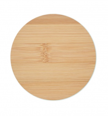 Logotrade promotional gift picture of: Bamboo round coaster