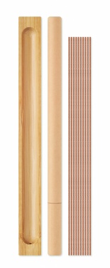 Logo trade promotional merchandise image of: Incense set in bamboo