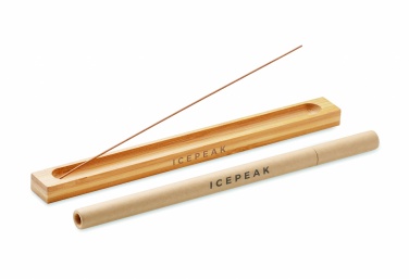 Logo trade promotional giveaways picture of: Incense set in bamboo