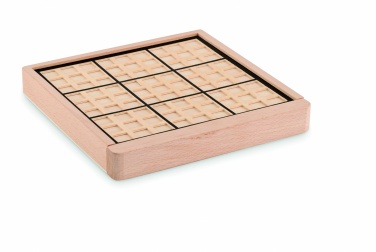 Logotrade promotional product picture of: Wooden sudoku board game