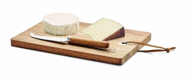 Logotrade promotional item picture of: Acacia wood cheese board set Hannover