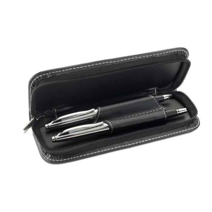 Logotrade promotional item image of: Ball pen and roller set