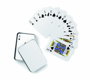 Logotrade advertising products photo of: Playing cards in tin box