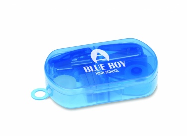 Logo trade promotional giveaways picture of: Stationery set in plastic box