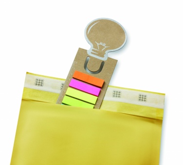 Logo trade promotional giveaways picture of: Bookmark with sticky memo pad