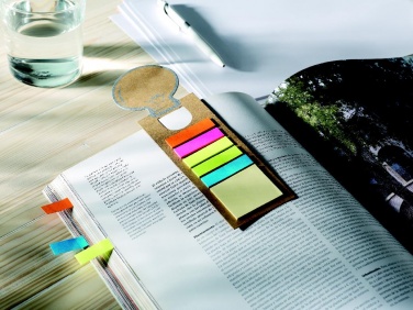 Logotrade promotional gifts photo of: Bookmark with sticky memo pad