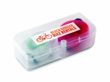 Logotrade promotional item picture of: 2 bicycle lights in PP box