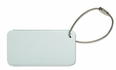Logo trade promotional product photo of: Aluminium luggage tag