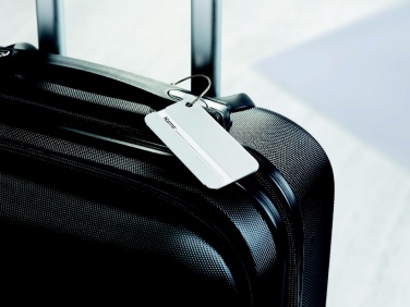 Logo trade promotional items picture of: Aluminium luggage tag