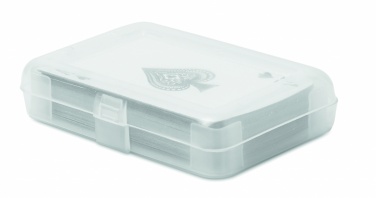 Logotrade promotional gift picture of: Playing cards in pp case