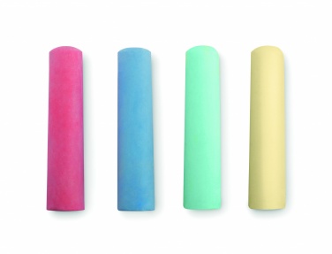 Logo trade promotional merchandise picture of: 4 chalk sticks