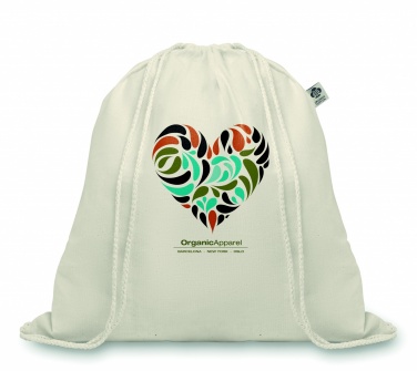 Logo trade corporate gifts picture of: 105gr/m² organic cotton bag