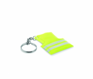 Logo trade business gifts image of: Key ring with reflecting vest Jekabpils